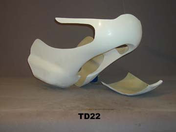 TD22 - YAM TD2 FAIRING UPPER/BELLI/TRIANG