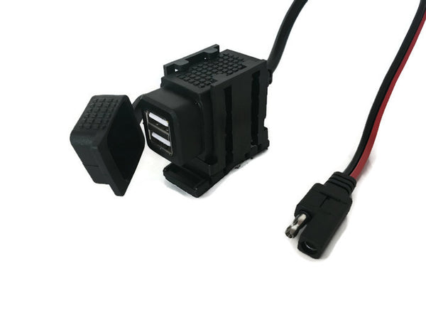 Universal Motorcycle USB Quick Charger & Mount